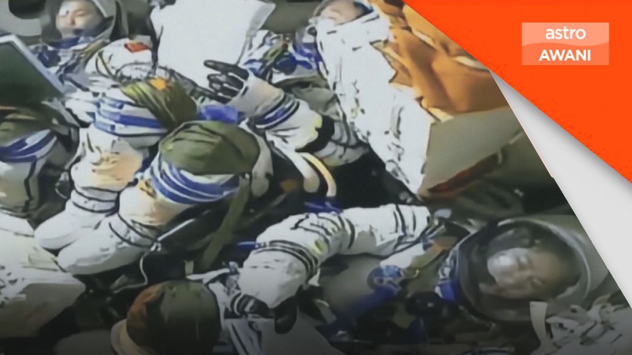 Tiga angkasawan China selamat kembali ke Bumi - Video Dailymotion
