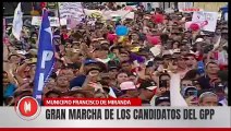 Guariqueños salen a las calles en respaldo a los candidatos del GPPSB