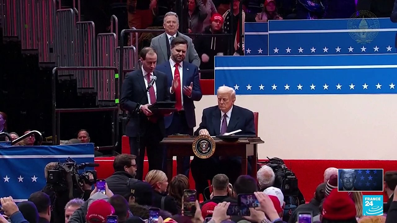 100 días de Trump: más de 100 órdenes ejecutivas en su primer día