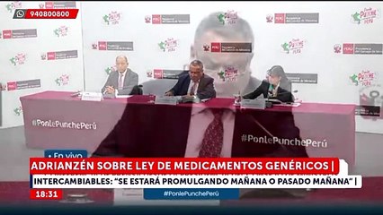 Gobierno de Boluarte promulgará ley de medicamentos genéricos intercambiables: "Mañana o pasado"