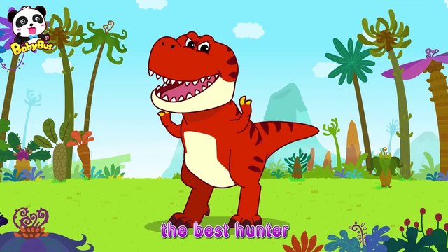 T-Rex Goes Hunting _ Dinosaur Song _ Animal Song _ Nursery Rhymes _ Kids Songs _ BabyBus(1080P_HD)