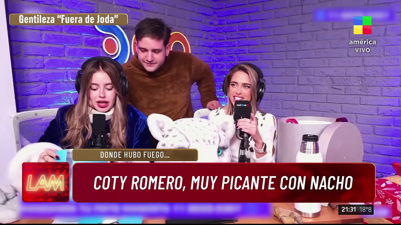 Coty Romero PICANTE con Nacho Castañares: Le regaló UN BAGRE