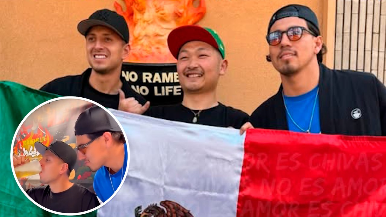 Piojo Alvarado y Erick Gutiérrez bebiendo en sus vacaciones en Japón en plena crisis de Chivas