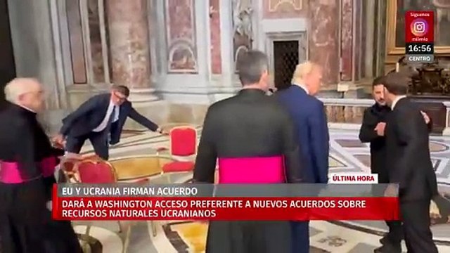 Estados Unidos y Ucrania firman acuerdo para explotación conjunta de minerales