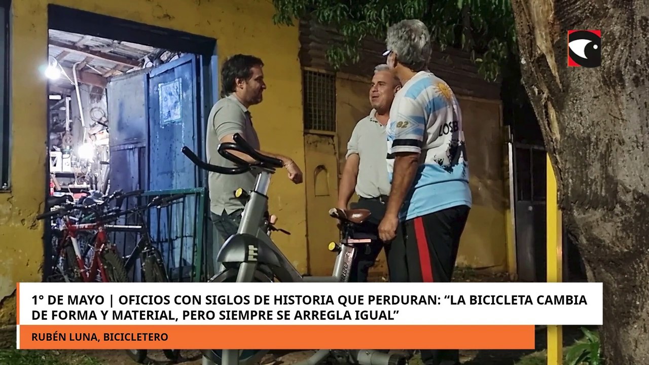 1° de Mayo | Oficios con siglos de historia que perduran: “La bicicleta cambia de forma y material, pero siempre se arregla igual”