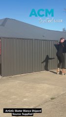 Watch 16-Year-Old's Stunning Artistic Roller Skating Jump in Albury 🛼