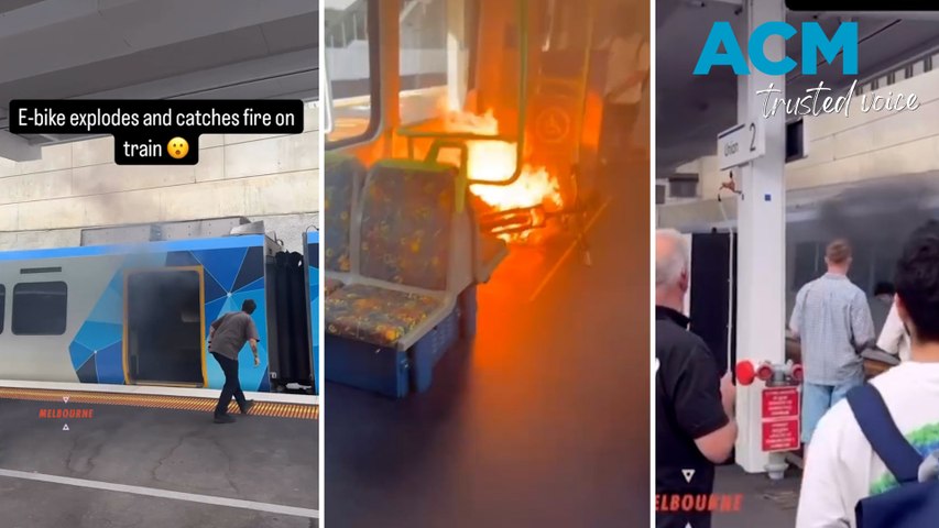 Tram evacuated after e-bike catches alight in Victoria | The Border ...