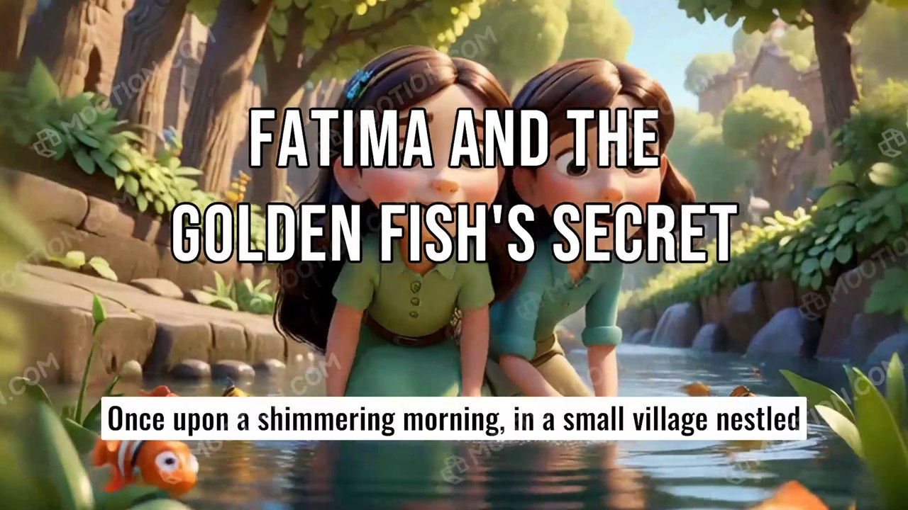 Once upon a shimmering morning, in a small village nestled amidst emerald forests, there was a young girl named Fatima. With long dark hair cascading down her shoulders and bright, curious eyes that seemed to dance with joy, Fatima skipped her way towards