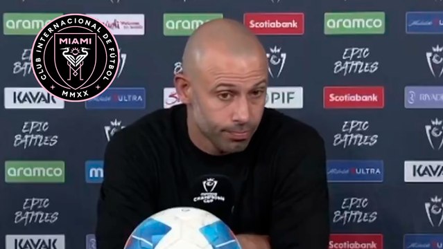 Mascherano decepcionado por errores del Inter Miami en la eliminación de Messi en Concachampions