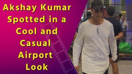 Akshay Kumar Impresses with Effortless Style at the Airport