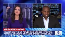 Millions of people across Spain, Portugal, and parts of France are currently experiencing power outages
