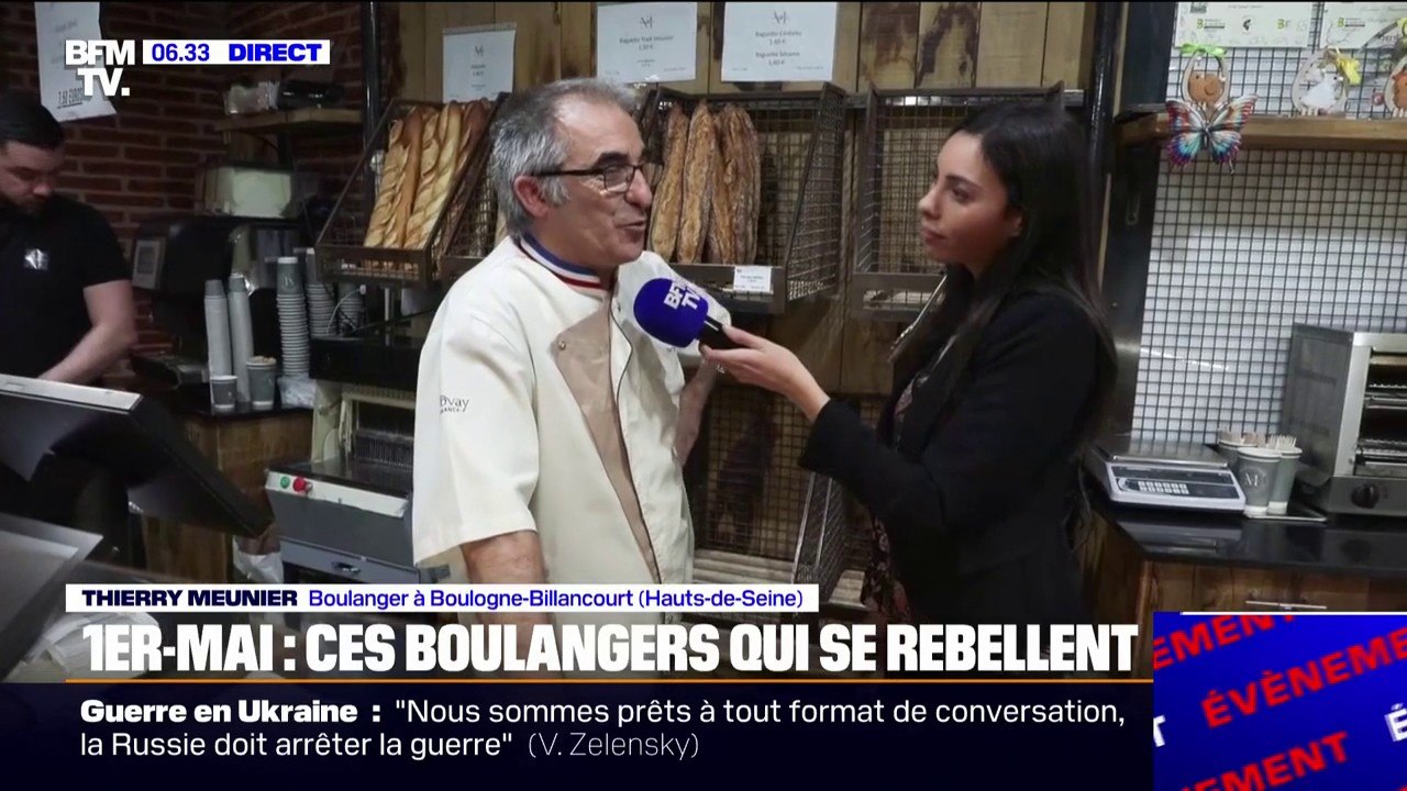 "Il faut qu'on travaille": ce boulanger a fait le choix de faire travailler ses salariés le 1er mai, ce que la loi interdit en théorie