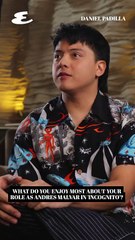 Daniel Padilla on What He Enjoys Most in Incognito | Esquire Philippines