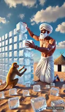 In a land where logic melts faster than ice, a quirky farmer and a mischievous monkey set out to build their dream house — out of ice, right in the middle of the scorching desert. Fueled by pure imagination (and maybe a bit too much ice cream),