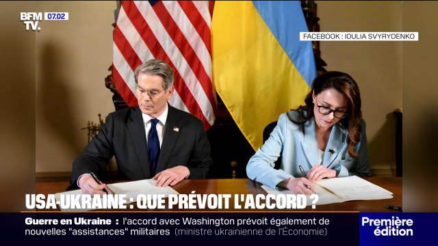 Que prévoit l'accord économique conclu entre les États-Unis et l'Ukraine?