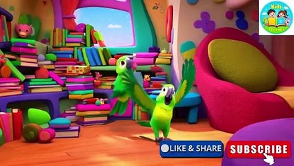 Episode 1 "Green Parrot Ki Aqalmandi 🦜 | Urdu Moral Story for Kids | Cartoon Kahani for Children"