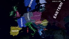 RACE Wars: Europe Only Chaos - HOI4 Timelapse