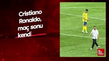 Cristiano Ronaldo, maç sonu kendisiyle tartıştı