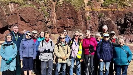 Tenby Steps2Health walking club April 2025 round-up