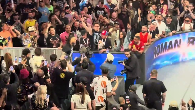 Roman Reigns Brawls With Seth Rollins, Gets Destroyed by Bron Breakker - WWE Raw 4/21/25