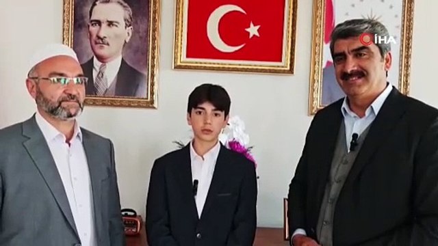 Ezan okuma yarışmasında dereceye girdi, ödülünü Filistin’e bağışladı