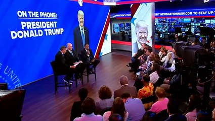 Trump starts talking about Harlem when asked about Harvard funding freeze