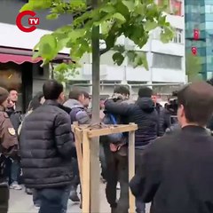 Polisin ve bekçilerin ters kelepçeli gözaltısı Cumhuriyet TV kameralarında...