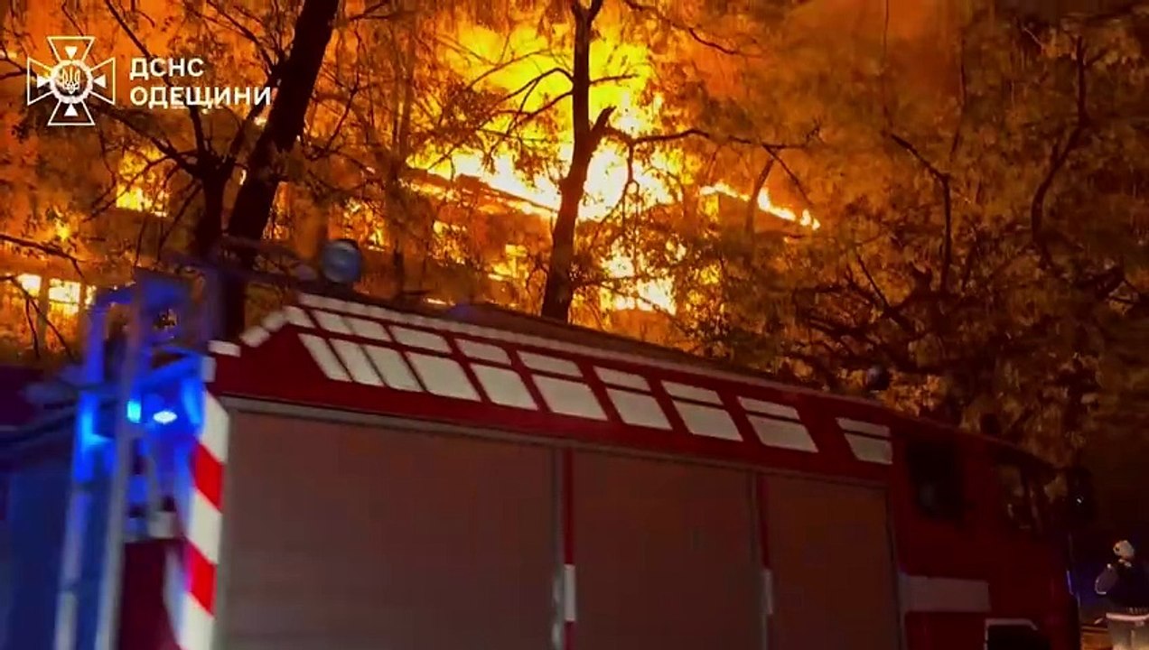 قتيلان و15 جريحا في هجوم بطائرة مسيّرة روسية على أوديسا الأوكرانية