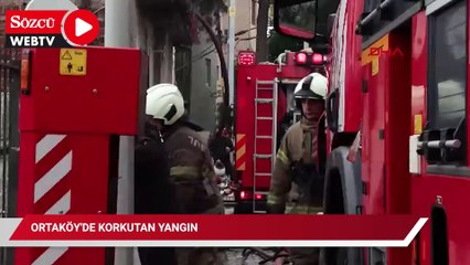 Ortaköy'de korkutan yangın