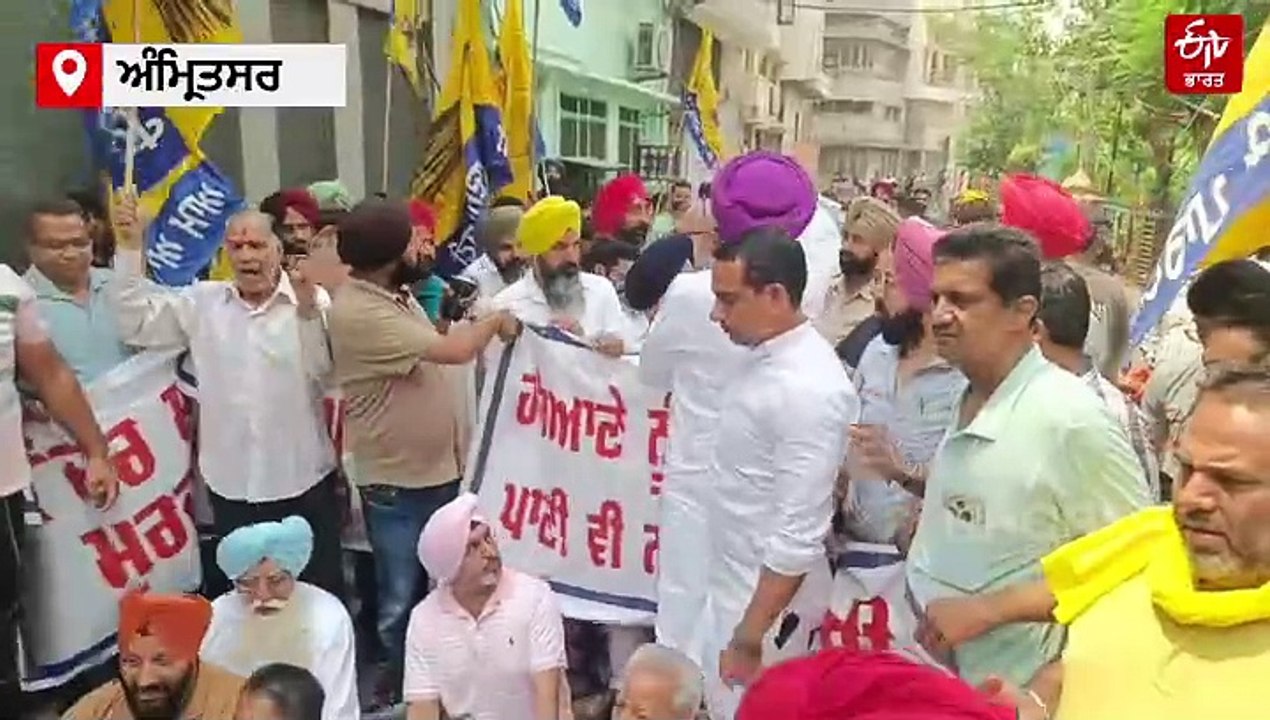 ‘ਅਸੀਂ ਆਪਣਾ ਹੱਕ ਮੰਗ ਰਹੇ ਹਾਂ ਭੀਖ ਨਹੀਂ’, ਪਾਣੀਆਂ ਦੇ ਮੁੱਦੇ ਨੂੰ ਲੈ ਕੇ ਭਾਜਪਾ ਖਿਲਾਫ ਸੜਕਾਂ 'ਤੇ ਉੱਤਰੇ ਕੈਬਨਿਟ ਮੰਤਰੀ