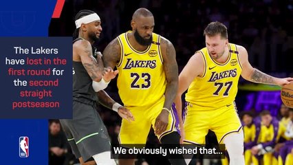 Doncic & LeBron relationship 'more than solid' despite playoff elimination - Redick