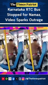 Karnataka RTC Bus Stopped for Namaz, Video Sparks Outrage