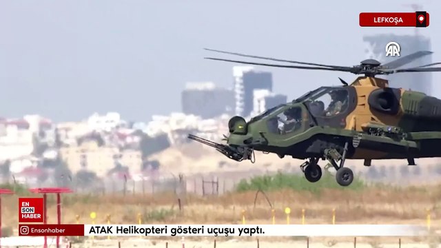 TEKNOFEST KKTC - ATAK Helikopteri gösterisi