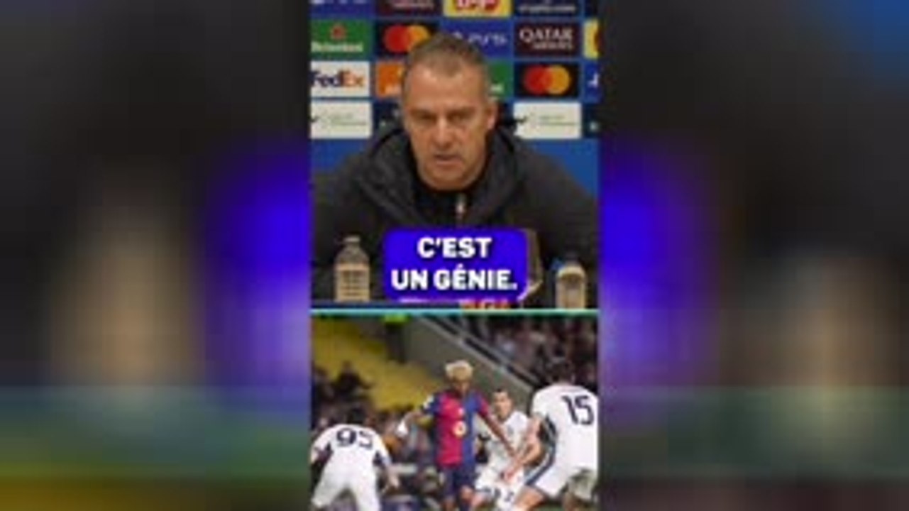 Barcelone - Flick s'enflamme pour le "génie" Lamine Yamal !