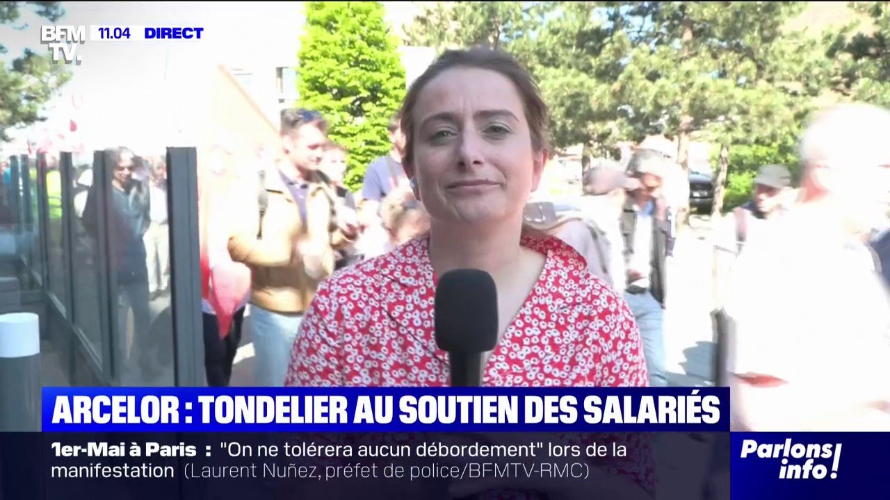 Marine Tondelier: "Toute la gauche est présente à Dunkerque" pour la manifestation du 1er-Mai, en soutien aux salariés d'ArcelorMittal