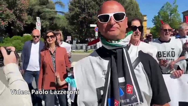 Siena, gli operai Beko al corteo del Primo Maggio
