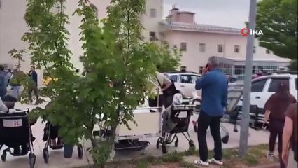 Hastanede korkutan yangın! Hastalar tahliye edildi