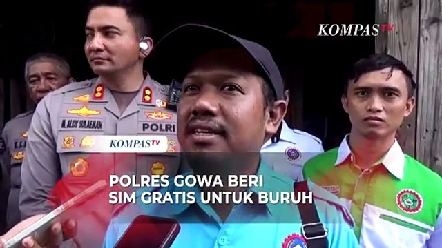 May Day 2025, Polres Gowa Berikan SIM Gratis untuk Para Buruh