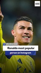 Ronaldo most popular person on Instagram
