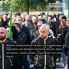 İtalya'da faşist selamlı 'Ramelli' gösterisi