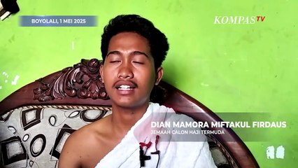 Gantikan Ayahnya Pelajar dari Boyolali Berangkat Menunaikan Ibadah Haji