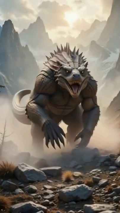 A wonderful fusion of animals and a terrifying hybrid that catches the eye.