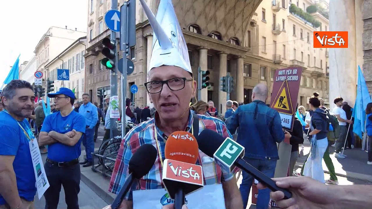 Primo Maggio a Milano, le voci dei lavoratori in corteo: Soldi per le armi sì, per i contratti no