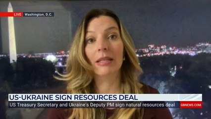 Donald Trump is trying to 'counter China's dominance' with Ukraine resources deal, Firth claims