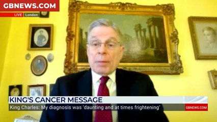 King's 'remarkable' cancer message will be 'heard around the world', Fitzwilliams claims