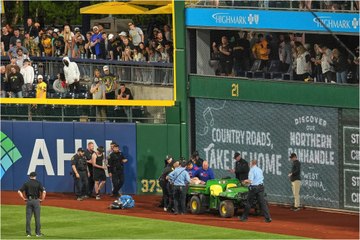 Pirates fan's shocking fall from the stands at PNC Park