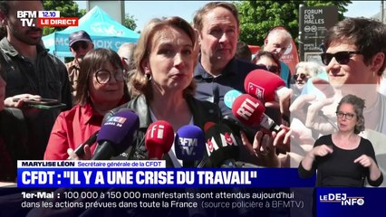 Marylise Léon (CFDT): "Le 1er-Mai doit rester un jour exceptionnel et particulier dans l'année"