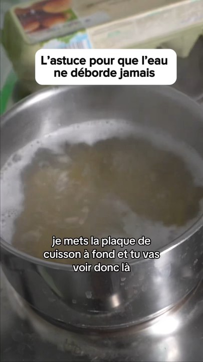 L’astuce pour que l’eau de la casserole ne déborde pas