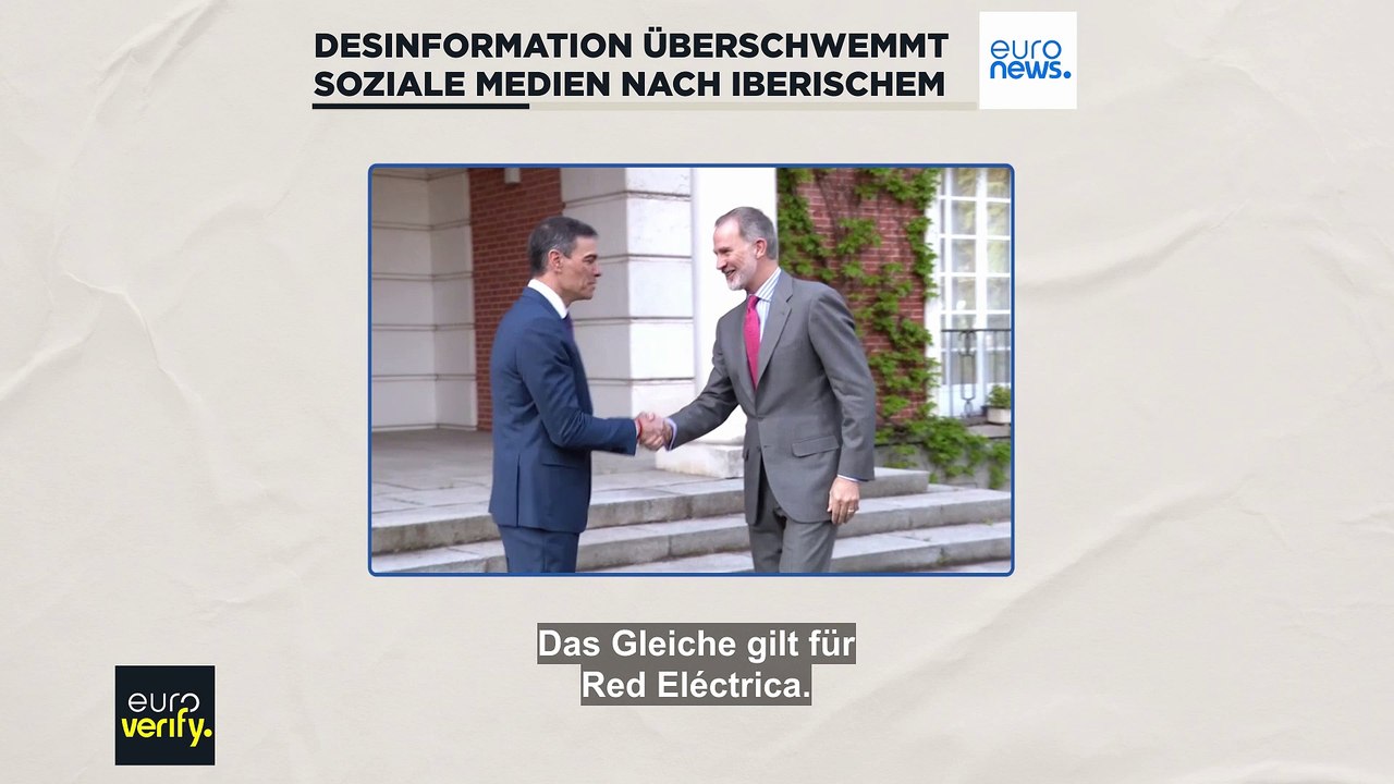 Blackout auf der iberischen Halbinsel führt zu Fake News im Internet