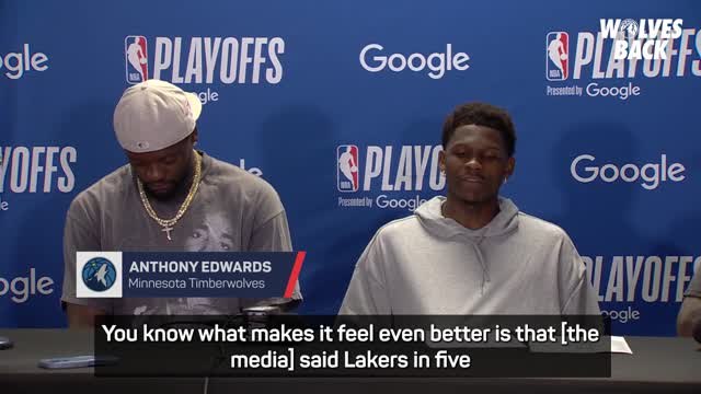 Timberwolves in five - Edwards mocks doubters